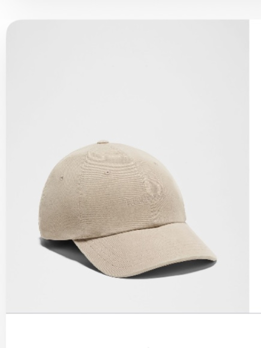 Lululemon Classic Baseball Hat Warm Ash Grey